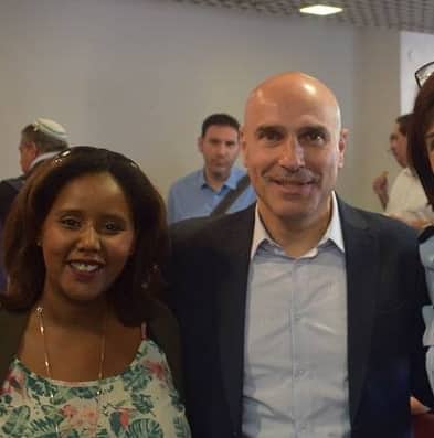 אפי נוה עם האתיופית פנינה תמנו שאטה ואיתי הר אור