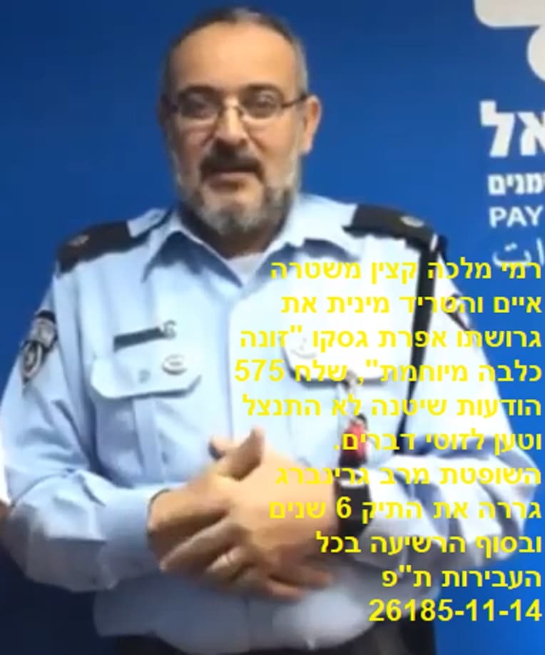 רמי מלכה שלח לגרושתו 575 מסרונים כלבה מיוחמת