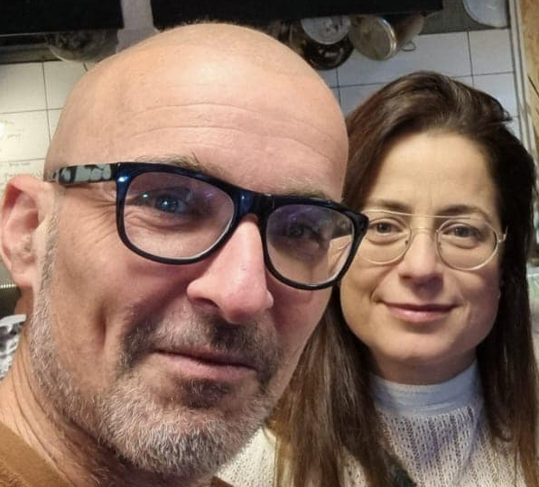 ליאור מזור עם ידידתו ומושא תאוותו רונית אביב
