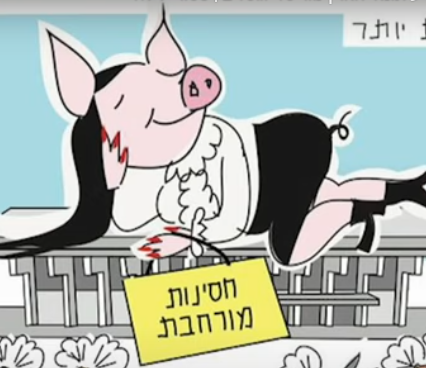 עמוס בידרמן מעיתון הארץ משפיל את טלי גוטליב בקריקטורה מיזוגנית