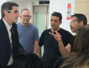 אלון גילדין התובע של ביבי מדליף לחן מענית גידי וייץ ואביעד גליקמן