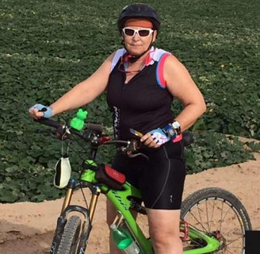 תמי אולמן השתתפה במירוץ אופניים למען שלום הנוחבות